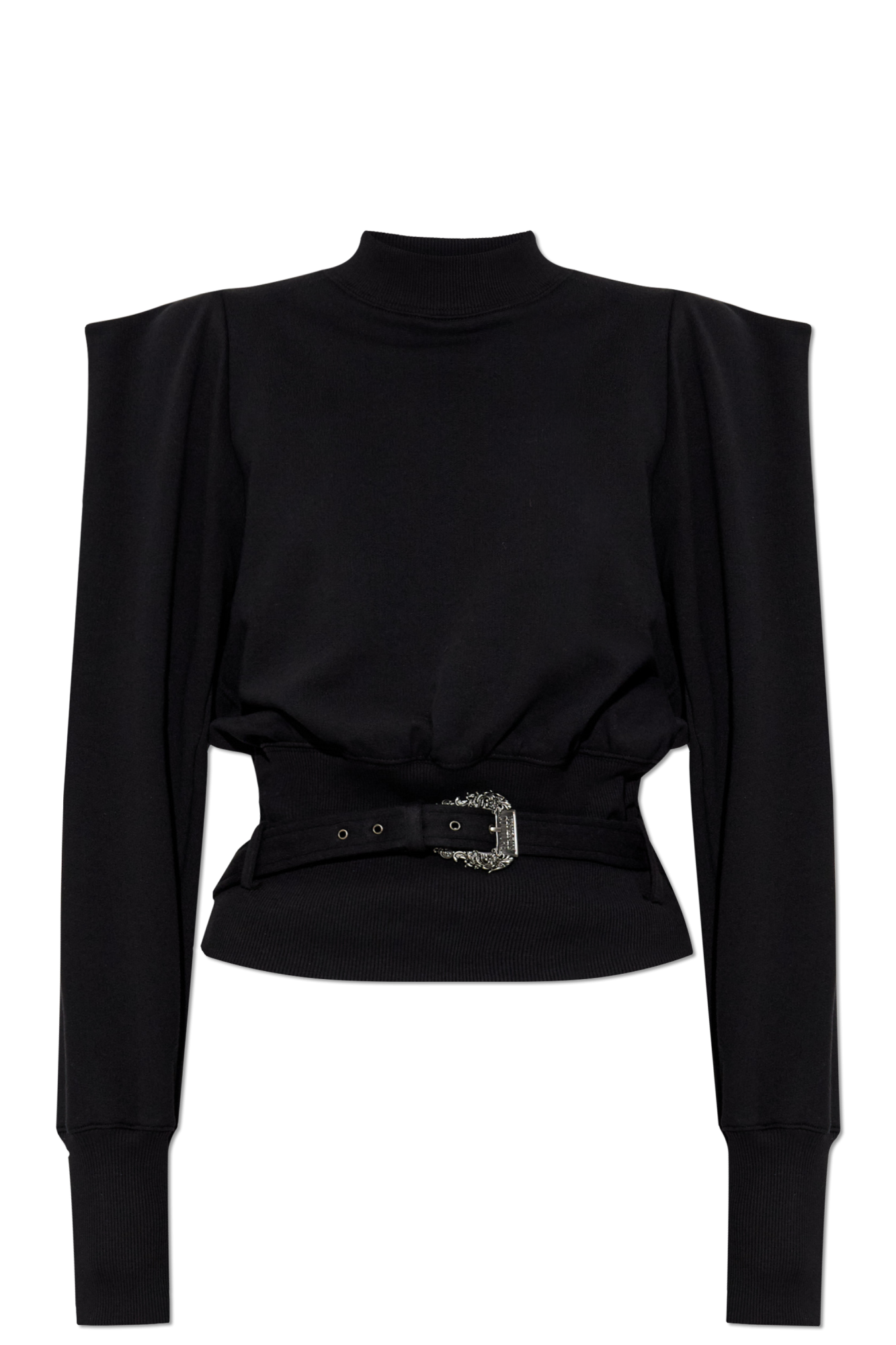 Black Sweatshirt with belt Versace Jeans Couture - Vitkac Canada